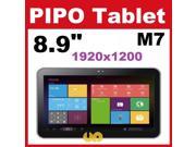 PIPO M7 PRO WIFI Tablet PC 8.9'' IPS Screen 1280x800 Android 4.2 RK3188 Quad Core 2G/16GB built-in GPS Dual Camera HDMI