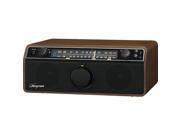 Sangean WR 12 Sangean WR 12 AM FM AUX In Analog Wooden Cabinet Receiver