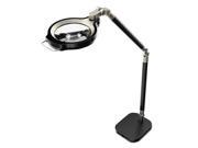 Stanley Bostitch LEDARCMAGBLK LED Architect Magnifier Desk Lamp 2 Prong 20 3 4 Black