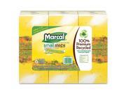 Marcal Paper MAC 4034 36 100% Recycled Convenience Pack Facial Tissue WH 6 Boxes of 80 PK 6 Packs Ctn