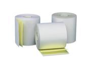 Universal Office Products UNV35767 Carbonless Paper Rolls White Canary 3 x 90 ft 50 Carton