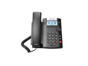 Polycom 2200 40450 018 VVX 201 Business Media Phone PoE with UC Software License for 1 Unit in Skype Environment