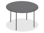 Iceberg 65267 Iceberg IndestrucTable TOO Folding Table Round Top Four Leg Base 4 Legs 2 Table Top Thickness