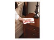 Rubbermaid RCP 1805727 HYGEN Sanitizer Safe Microfiber Cloth 16 x 19 White Red 288 Carton