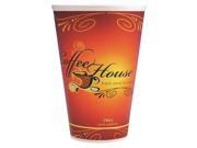 Wincup 216082 Marquee Coffee House Paper Wrapped Cups Foam 20 oz Maroon 500 Carton