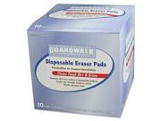 Boardwalk BWK 400 Disposable Eraser Pads 10 Box 16 Boxes Carton