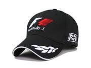 2015 new black F1 racing team hat embroideried letters wheat f1 formula one team golf cap baseball cap