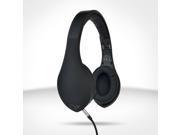 Velodyne vLeve On Ear Headphones with Inline Mic and 3 Button Remote Matte Black