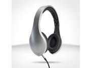 Velodyne 80 VLEVE SL vLeve On Ear Headphones with Inline Mic 3 Button Remote Satin Silver