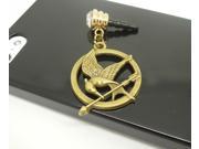 1PC Retro Alloy Harry Potter Hunger Games Hummingbird Cell Phone Earphone Jack Antidust Plug Charm for iPhone 5c,5s, Samsung S3,S4 Gift for Him