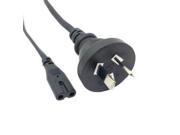 Smays Australian Australia Au Plug Power Supply Cable 2-prong 2 Outlets Cord Iec320 C7 For Laptop Notebook Tablet