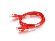 3 Cat6 Snagless Cable Red
