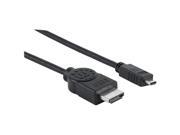 MANHATTAN 390538 High Speed HDMI R Cable with Ethernet