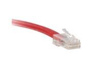 CAT5 350MHZ PTCHCORD W O BOOTS 5FT RED C5E RD NB 5 ENC