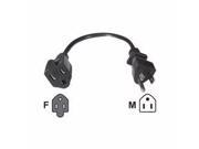 C2G 15FT 18 AWG OUTLET SAVER POWER EXTENSION CORD NEMA 5 15P TO NEMA 5 15R POWER EXTENSION CABLE 15 FT 3117