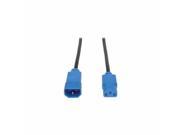 Tripp Lite P005 006 bl Power Cable 100 250 Vac Iec 320 En 60320 C14 M Iec 320 En 60320 C13 F 6 Ft Blue P005 006 BL