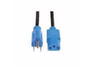 Tripp Lite P006 004 bl Power Cable 125 Vac Nema 5 15 M Iec 320 En 60320 C13 F 4 Ft Blue P006 004 BL