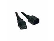 Tripp Lite P004 002 Power Cable 100 250 Vac Iec 320 En 60320 C13 F Iec 320 En 60320 C14 M 2 Ft Black P004 002