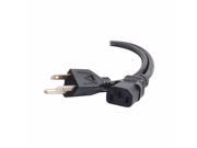 C2G 15FT 18 AWG UNIVERSAL POWER CORD FOR COMPUTERS NEMA 5 15P TO IEC320C13 POWER CABLE 12 FT 53406