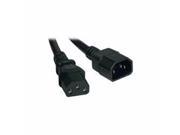 Tripp Lite P004 005 13a Power Cable 100 250 Vac Iec 320 En 60320 C13 Iec 320 En 60320 C14 0.6 In Black P004 005 13A