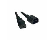 Tripp Lite Standard Computer Power Extension Cord 10a 18awg C14 To C13 Power Extension Cable 110 250 Vac 10 Ft P004 010