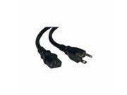 Tripp Lite Standard Computer Power Cord 10a 18awg 5 15p To C13 Power Cable 125 Vac 15 Ft P006 015