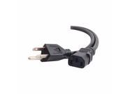 C2G 8FT 16 AWG UNIVERSAL POWER CORD NEMA 5 15P TO IEC320C13 POWER CABLE 8 FT 29928