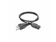 TRIPP LITE HOSPITAL MEDICAL POWER CORD 10A 18AWG 5 15P IEC 320 C13 3 3FT POWER CABLE 3 FT P006 003 HG10