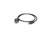 C2G 3FT DISPLAYPORT MALE TO VGA MALE ACTIVE ADAPTER CABLE BLACK 54331