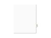 Avery Legal Index Divider Exhibit Alpha Letter Avery Style AVE01378