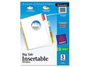 Avery Insertable Big Tab Dividers AVE11121