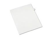 Avery Preprinted Legal Exhibit Index Tab Dividers with Black and White Tabs AVE82205