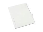 Avery Preprinted Legal Exhibit Index Tab Dividers with Black and White Tabs AVE82208