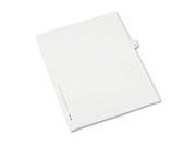 Avery Preprinted Legal Exhibit Index Tab Dividers with Black and White Tabs AVE82239
