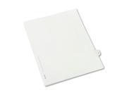 Avery Preprinted Legal Exhibit Index Tab Dividers with Black and White Tabs AVE82229