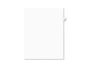 Avery Preprinted Legal Exhibit Index Tab Dividers with Black and White Tabs AVE01055