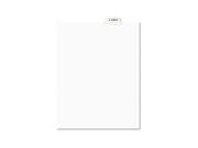 Avery Legal Index Divider Exhibit Alpha Letter Avery Style AVE12390