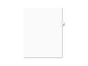 Avery Preprinted Legal Exhibit Index Tab Dividers with Black and White Tabs AVE01058