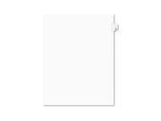 Avery Preprinted Legal Exhibit Index Tab Dividers with Black and White Tabs AVE01403