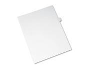 Avery Preprinted Legal Exhibit Index Tab Dividers with Black and White Tabs AVE82232