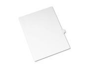 Avery Preprinted Legal Exhibit Index Tab Dividers with Black and White Tabs AVE82179