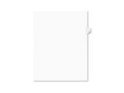 Avery Preprinted Legal Exhibit Index Tab Dividers with Black and White Tabs AVE11917