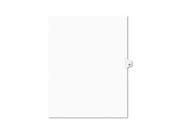 Avery Preprinted Legal Exhibit Index Tab Dividers with Black and White Tabs AVE01037