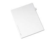 Avery Preprinted Legal Exhibit Index Tab Dividers with Black and White Tabs AVE82243