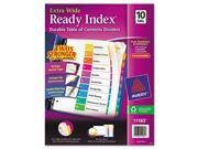 Avery Ready Index Customizable Table of Contents Multicolor Dividers AVE11165