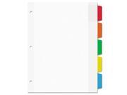 Avery Movable Tab Dividers with Color Tabs AVE16750