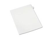 Avery Preprinted Legal Exhibit Index Tab Dividers with Black and White Tabs AVE82202