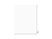 Avery Preprinted Legal Exhibit Index Tab Dividers with Black and White Tabs AVE01025