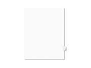 Avery Preprinted Legal Exhibit Index Tab Dividers with Black and White Tabs AVE01071