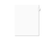 Avery Preprinted Legal Exhibit Index Tab Dividers with Black and White Tabs AVE11913